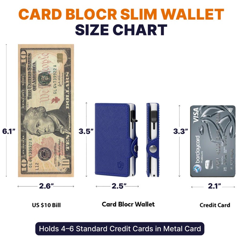 Conceal Plus Small RFID Wallet for Women, Slim Compact RFID Blocking Credit Card Holder Womens Wallet, Smart Pop Up Minimalist Card Case, Holds 4-6 Standard Cards Plus Cash & ID, Compact Travel Wallet - Image 3